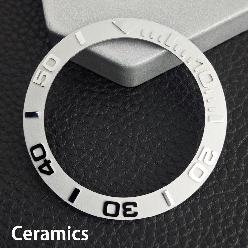 Premium Ceramic/Aluminum Watch Bezel Insert - High-Quality Mechanical Accessory