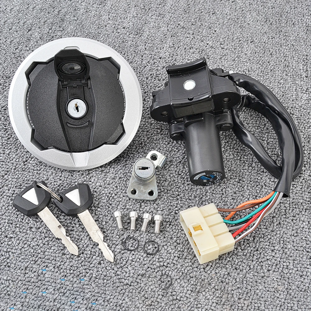 27048-5139 점화 스위치 잠금 키 연료 탱크 커버 카와사키 베르시스-X 300 250 ABS KLE300 KLE250 / 베르시스 X KLE 300 250용