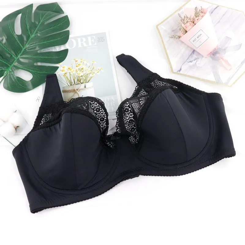 Plusgalpret 2022 New Ultra Thin Bra Super Large Size G Cup