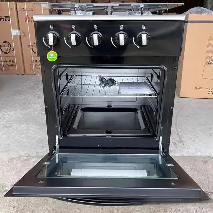 Gas Stove 4 Burners Kitchen Family Baking Cooking Appliances Gas Range Free Standing 50L Oven with Grill Four Burners Stove
