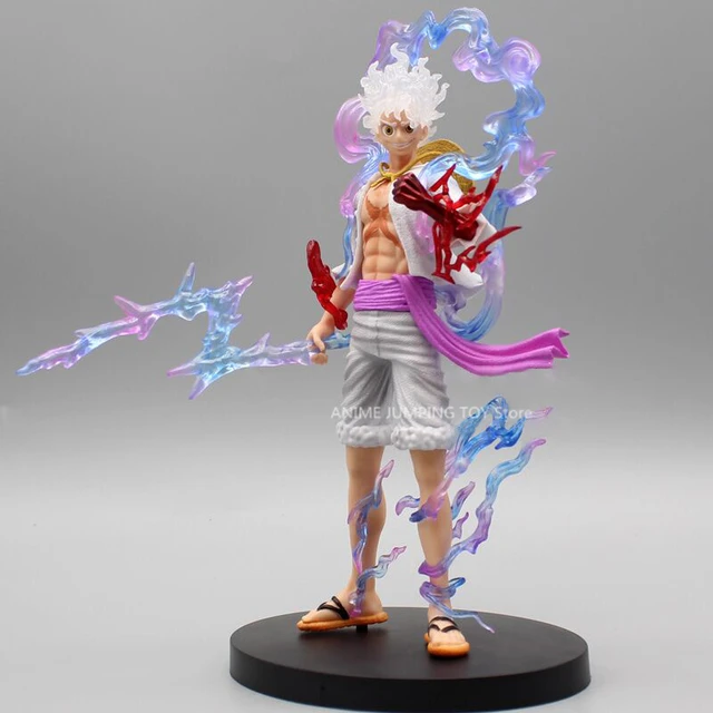 Anime One Piece Figure Luffy Gear 5 Action Figure Sun God Luffy Nika PVC  Model