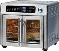 Lagasse 26 QT Extra Large Air Fryer, Convection Toaster Oven with French Doors, Stainless Steel 1