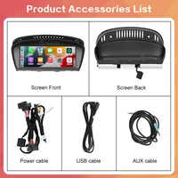 8.8"1920*720 Wireless CarPlay Android Auto Car Multimedia Display for BMW 3 Series E90 E91 E92 E93 5 Series E60 E61 Touch Screen - Image 6