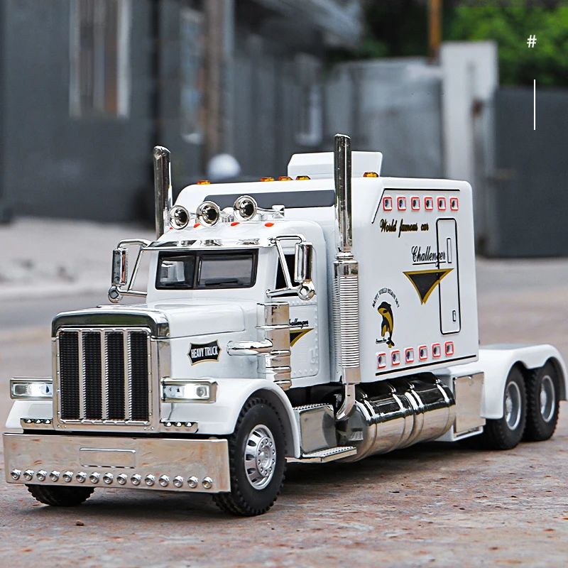 Camion Tracteur Peterbilt Modèle Réduit Noir - Matchbox, échelle Indéterminée, Occasion