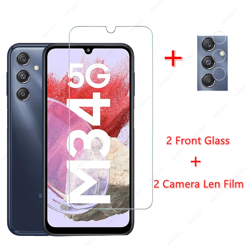 Vetro Temperato Per Samsung Galaxy M34 5G Glass Per Samsung Galaxy M34 5G Flim Camera Len Screen Protector Per Galaxy M34 M14 M54