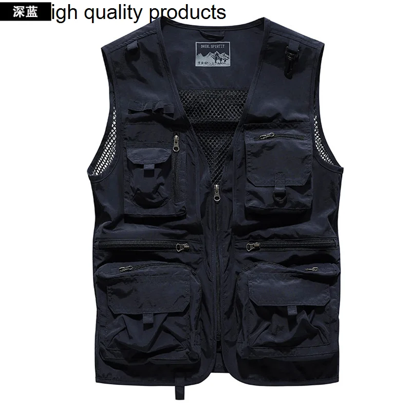 

vests of men jacket Vest Working Clothes sleeveless parka man Men's tactical motorcycle windbreaker