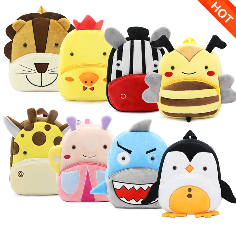 

Dropshipping Mini Kindergarten Toddler Book Cartoon Kid Unicorn Bag Plush Animal Children SchoolBag Girl Boy Backpack Kawaii