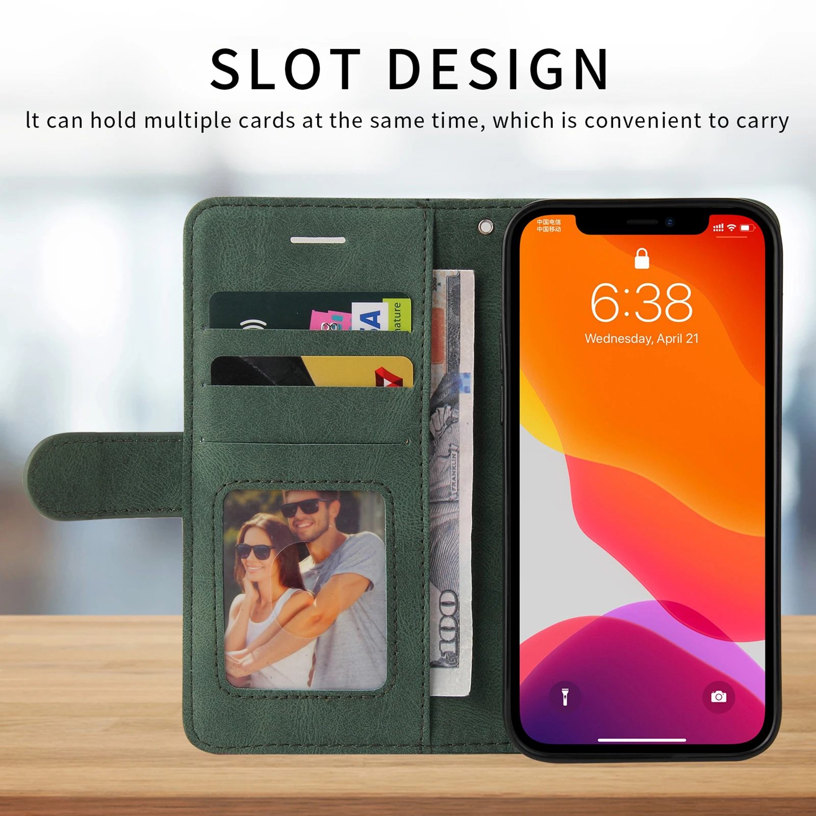Premium PU Leather Flip Wallet Case for Huawei Honor - Universal Fit