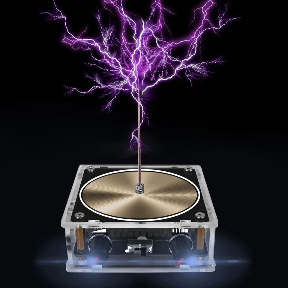 Music Tesla Coil Plasma Speaker - Bluetooth Arc Generator With Wireless Transmission
