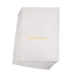 Premium 10 - Sheet Cotton Deckle White Paper - Ideal for Sketching and Multipurpose Use (For A4.)