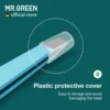 MR.GREEN  Eyebrow Tweezer Colorful Hair Beauty Fine Hairs Puller Stainless Steel Slanted Eye Brow Clips Removal Makeup Tools 5