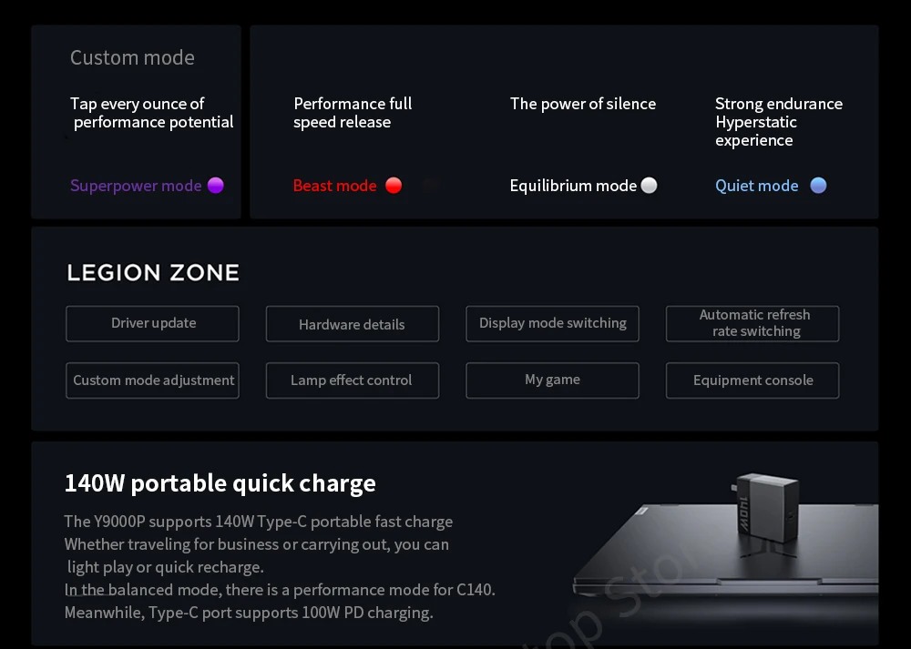 Lenovo Legion Y9000P 2023: Intel i5-13500HX/i7-13700HX/i9-13900HX, 2.5K 240Hz, 16-inch E-sports Gaming Notebook Description Image.This Product Can Be Found With The Tag Names Computer Office, Gaming laptop, Laptops