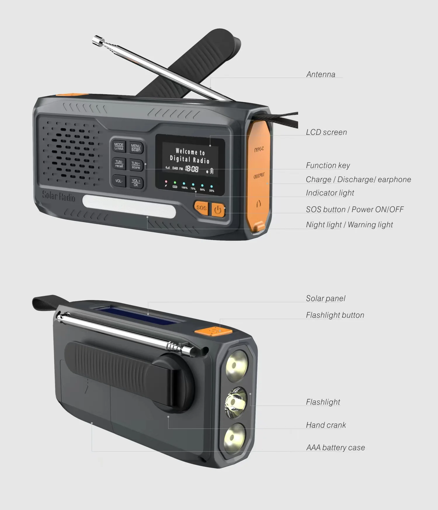 Wewoo - Transmetteur FM Auto DAB-C6 Voiture DAB Récepteur radio
