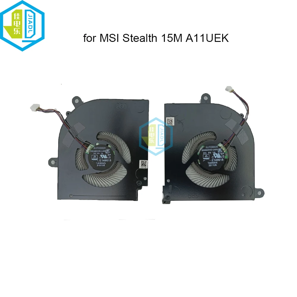 Gaming Laptop Cpu Cooling Fans Gpu Radiador Vga Cooler Stealth 15m A11sek A11uek A11sdk Bs5405hs U4w U4x Notebook