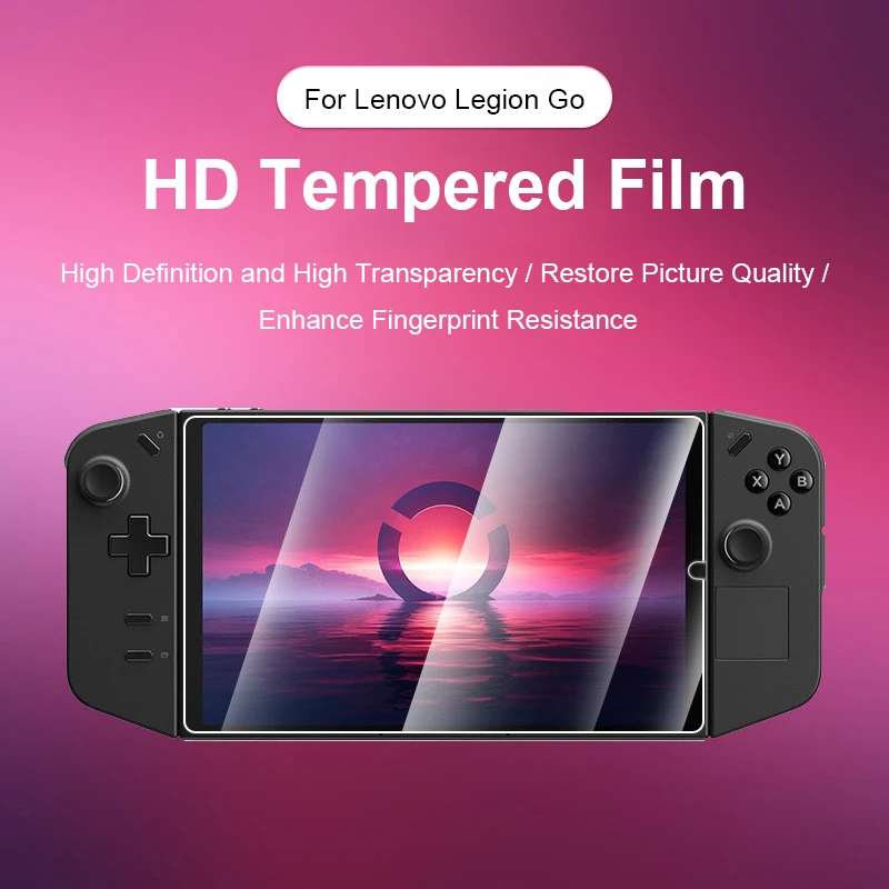 1/2 Pack Screen Protector Tempered Glass Anti-Fingerprint Anti-Scratch Protective Film for Lenovo Legion Go Handheld 2023
