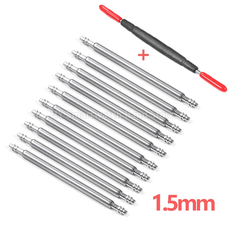 Versatile Metal Watch Band Spring Bar Pins - Multiple Size Options
