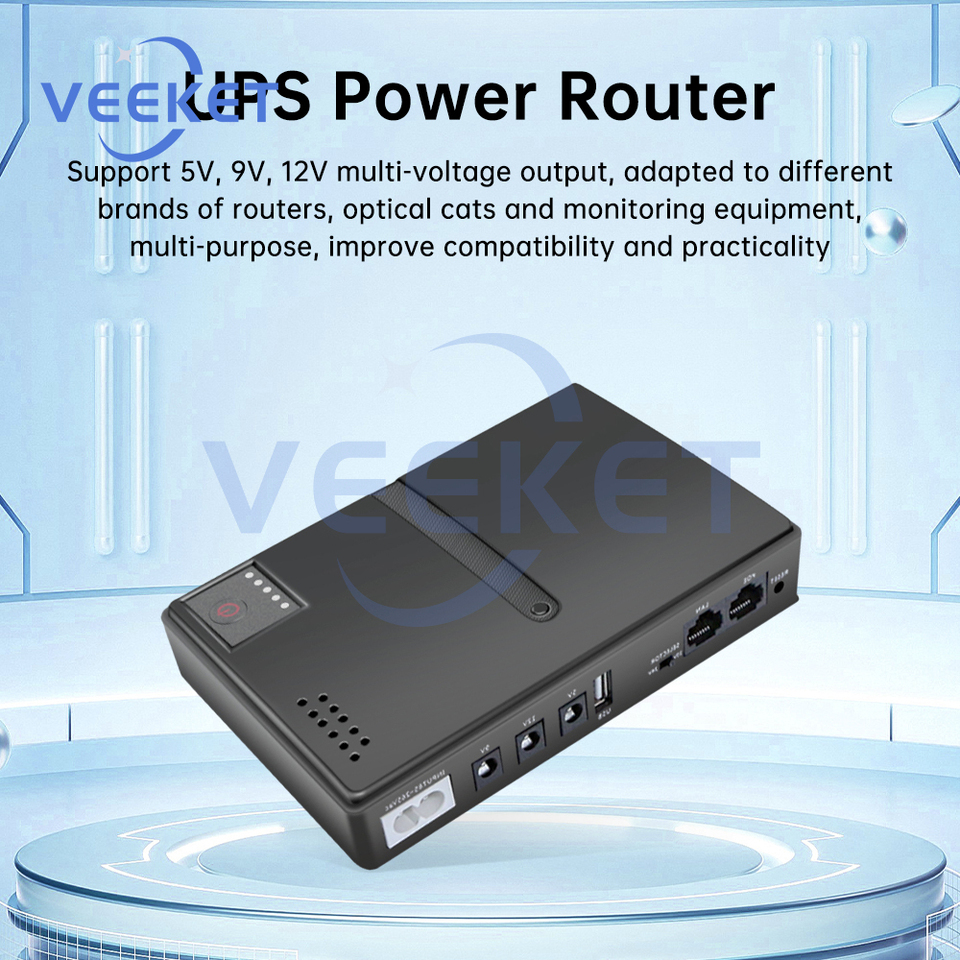 1018L Uninterruptible Power Supply DC Without Battery UPS Power Router Optical Cat Built-in Adapter 5V9V12V/15V/24V  ﻿