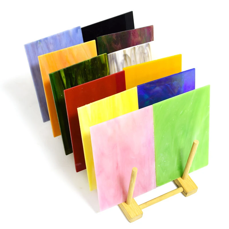 stained glass is available in stained glass material for manual DIY