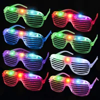 5-50 PCS 3 Modes LED Glasses Glow In The Dark Party Neon Luminous Glasses Birthday Wedding LED Party Supplies