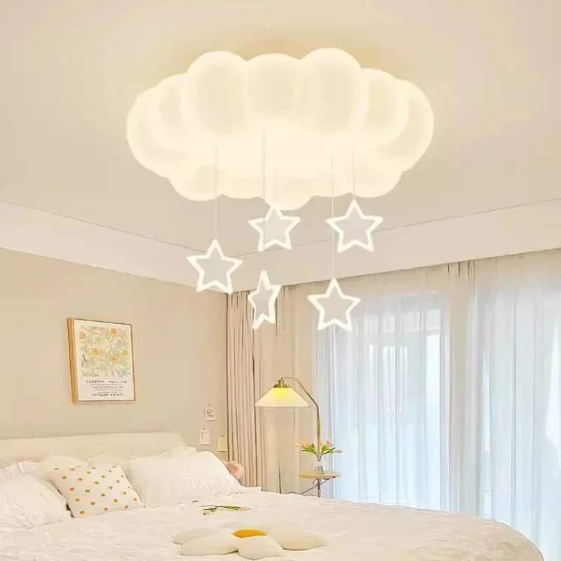Modern Creative Circular Cloud Acrylic LED Ceiling Lamp Living Room Restaurant Bedroom Children Room Chandelier Home Decor Light