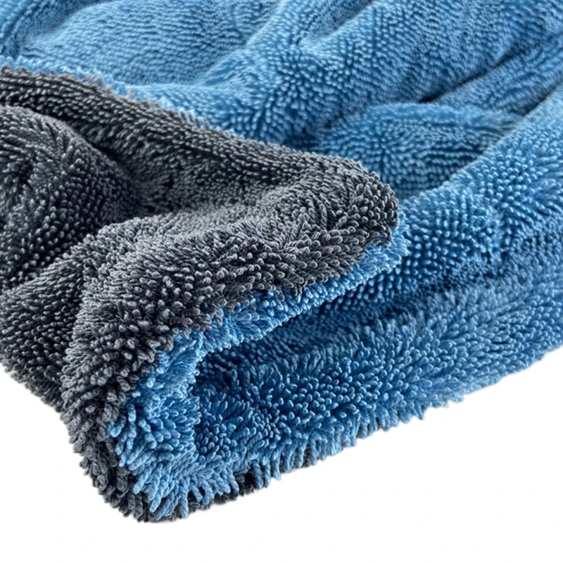 Lucullan Prime Twist Plush Clothes 70X90CM 1200GSM Microfiber Drying Towel