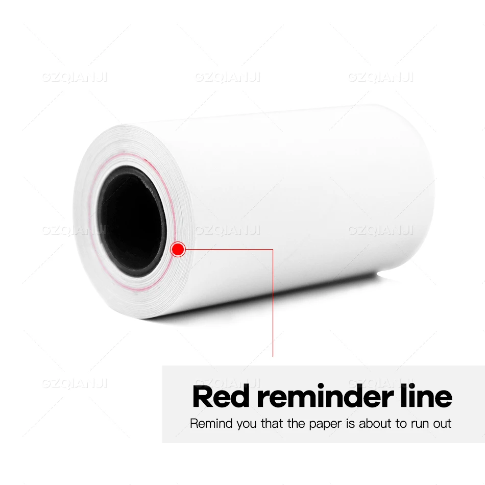 58mm Mini Photo Printer Thermal Paper Rolls 57x30MM White Color Gift DIY Sticker Label Receipt Bill for Peripage A6 impresora