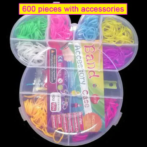 Rubber Bands Bracelets Loom Children Toys Gift Hair Band Colorful Gum Make Woven Bracelet Kids Diy Arts Crafts Toy Dropshipping 4