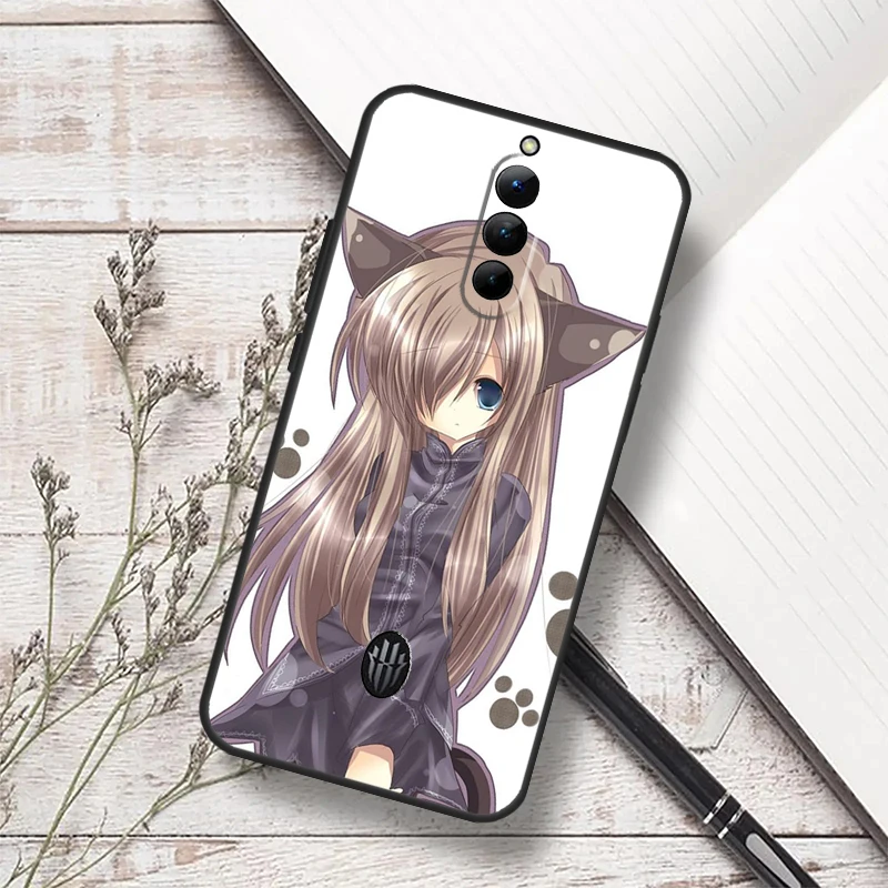 Chibi Cat Girl Anime Phone Case - Stylish Protective Cover