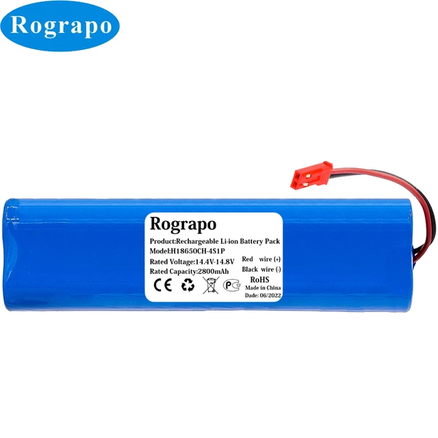 Nuovo 14.4V 3400mAh/2800mAh INR18650 4 inr19/66 H18650CH-4S1P batteria agli  ioni di litio per Robot aspirapolvere Proscenic 850T - AliExpress