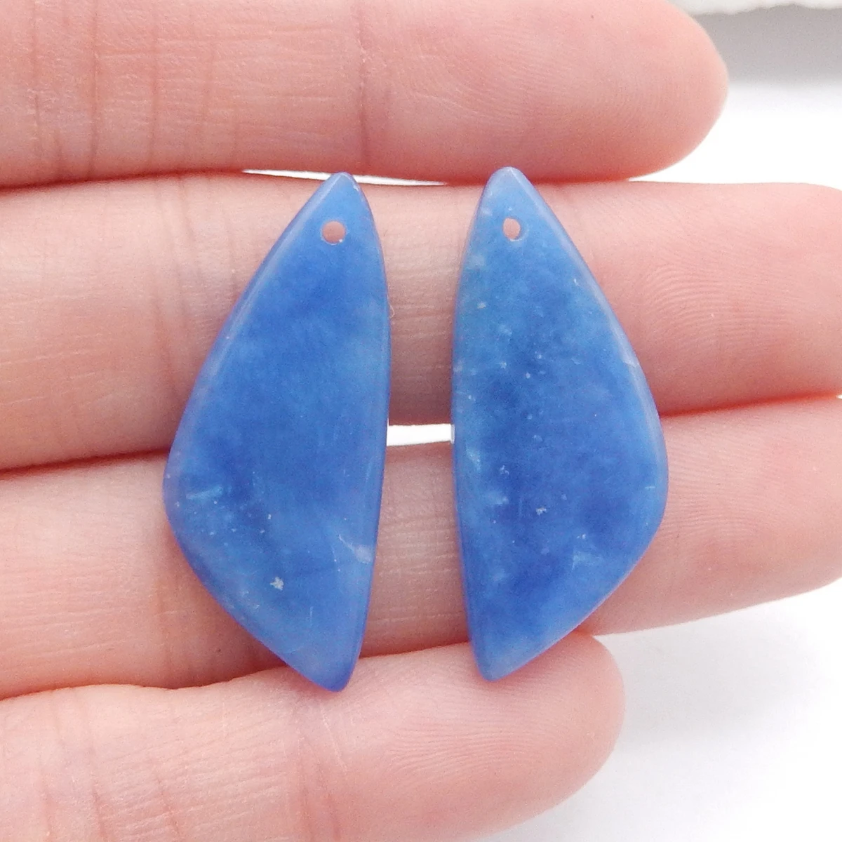 

Blue Jasper Earrings for Women, Gemstone Earrings Beads for Jewelry Making
