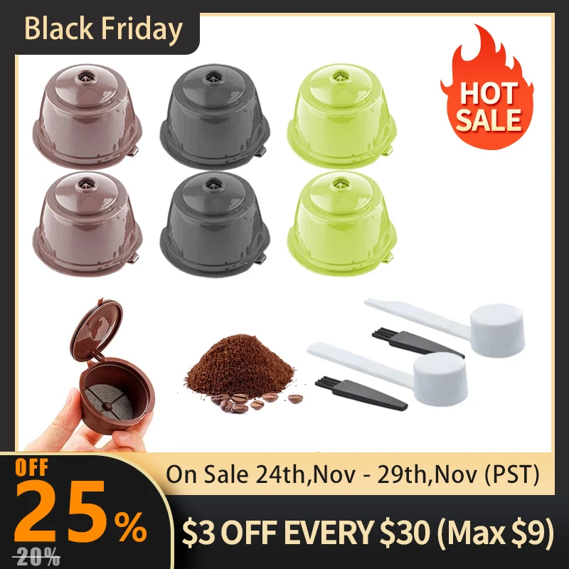 Reusable Coffee Capsules Filter Cup Dispenser For Nescafe Dolce Gusto