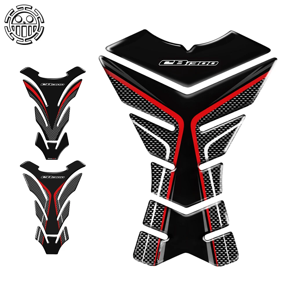 3D Resin Tankpad Motorcycle Tank Pad Protector Decal Case for Honda