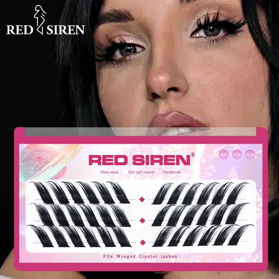 Lash Clusters New Cat Eye Eyelashes Left+Right Eye Lash Extension 3d Natural Wispy DIY Individual Eyelash Eyelash packaging Bff