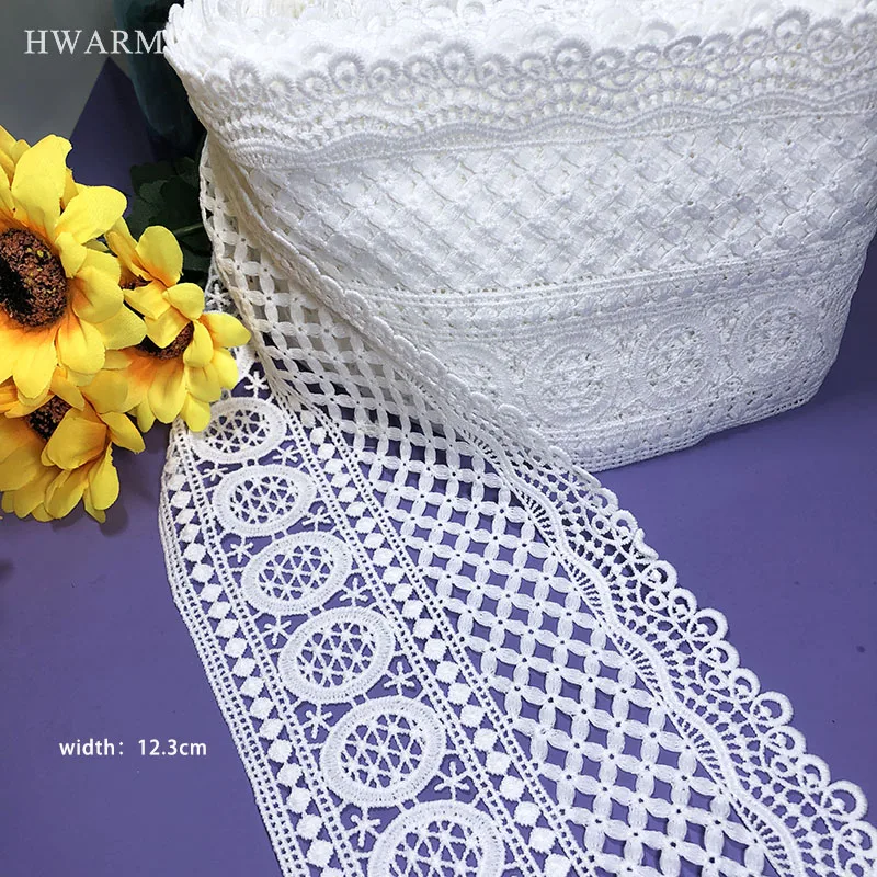 1yard Lace Fabric for Women's Skirt Clothing Sewing Trim Wedding Deco