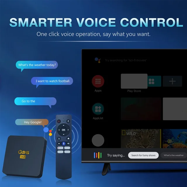 T.V Z66X Z3 ZXIC ZX296716 Android 7.1 2GB/16GB TV Box
