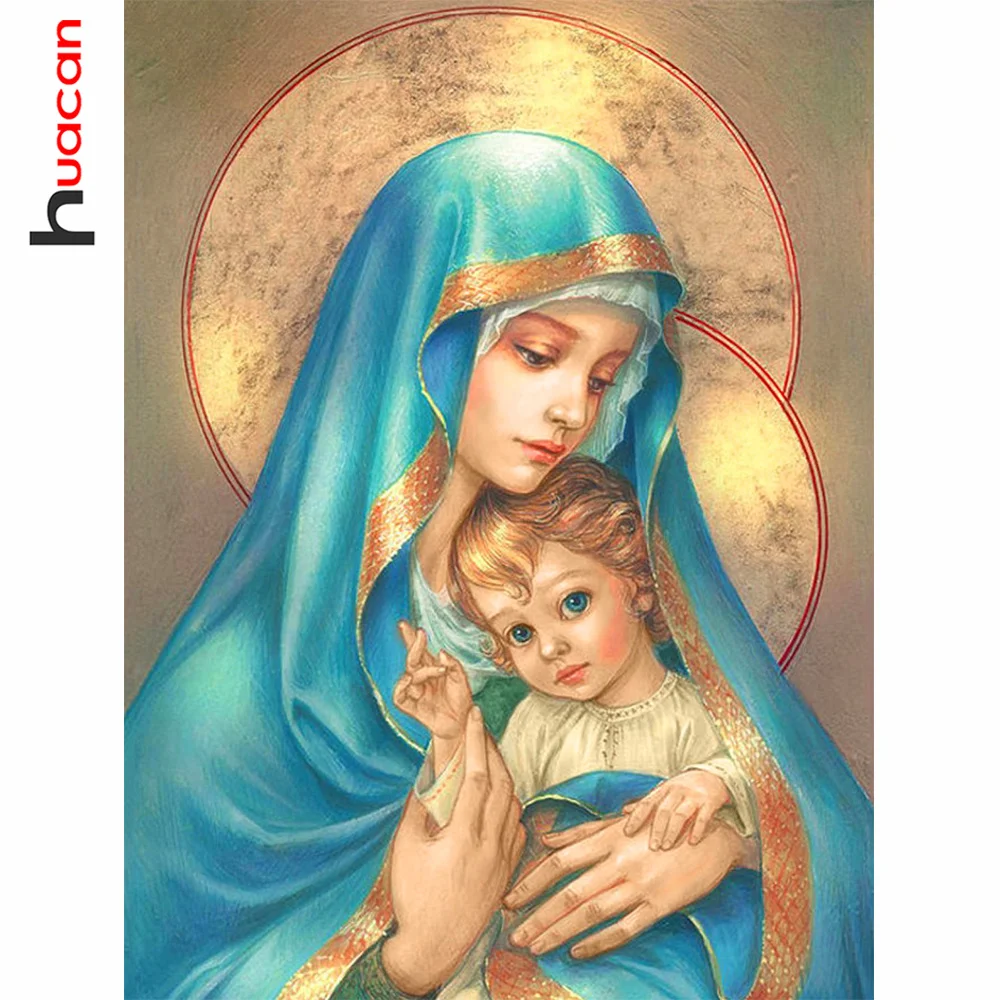 Diamond Painting Religion Icon Full Square Diamond Embroidery Icon Picture Rhinestones Mosaic Cross Stitch Home Decor diamond painting diamond painting accessories