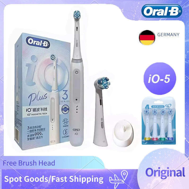 Oral B Io 3 Series Plus Edition Spazzolino Elettrico 3 Modalità Di Pulizia Per La Sostituzione Della Cura Dentale Testine Spazzolino Da Denti Spazzoli