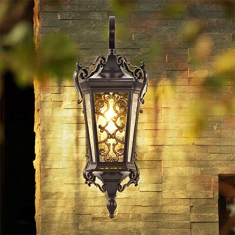 SOURA 현대식 LED 야외 벽 램프, 전기 심플 방수, 발코니 복도 안뜰 빌라 게이트 호텔
