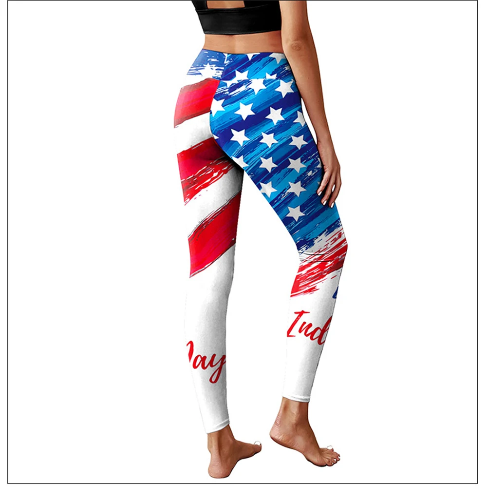 4th Of July Workout Leggings