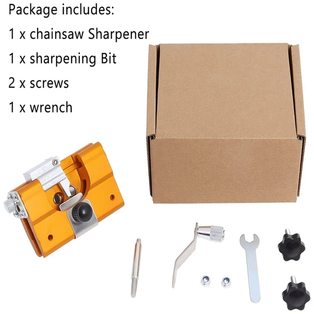 50 Lb Hordozható Fémláncfűrész -Hegyező Anti Rozsda 2Db -Os Daráló Kövek Láncfűrész -Élező Lánc Fűrész Élesítő Tartós