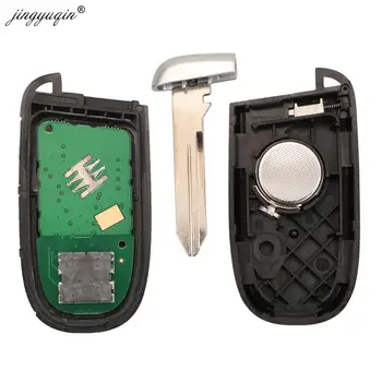 Keyforkess Smart Remote Car Key 433MHz 4A PCF7953M AES Chip per Chrysler 200 300 Dodge Charger Challenger 2019 Fob M3M-40821302 - Jingyuqin Smart Remote Car Key 433MHz 4A PCF7953M AES Chip per Chrysler 200 300 Dodge