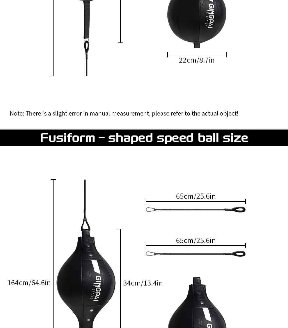 Boxen Pendel Training Sandsack Dodge Reflex Ball Home Gym Hängen Boxen Speed Ball Training Reaktion Geschwindigkeit Sandsack – Detail 7