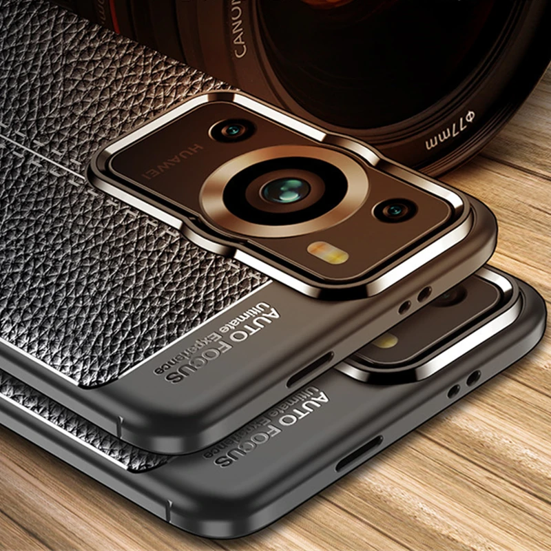 Per Huawei P60 Pro Custodia Cover Huawei P60 Soft Silicone Bumper Shield Custodie Protettive Per Telefono Posteriore Per Huawei P60 Pro Funda