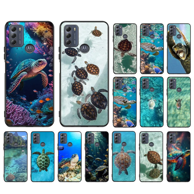

Turtle Phone Case for Moto G72 G13 G32 G53 G41 G31 G23 G22 G60 G52 G100 G200 GStylus G30 G10 G20 G50 G Pure