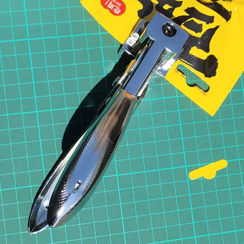 Paper cutter T shape hole punch slot cutter paper PVC card tag puncher pliers DIY punch tool office badge paperboard
