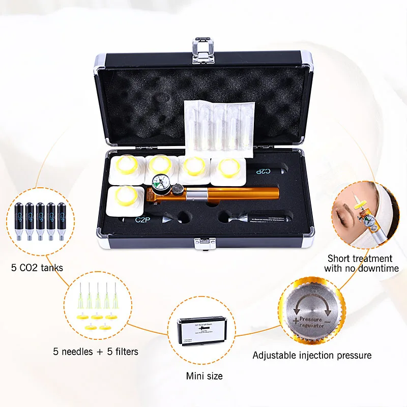 Cdt Carboxytherapy Beauty Device Co2 Carboxiterapia Maquina Carboxy Therapy Stretch Marks Injection Eyes Dark Circles Remover 5