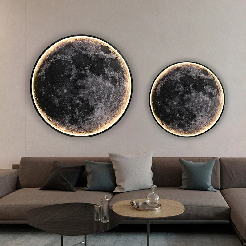 Modern Wall Lamp LED Moon Ceiling Lights Bedroom Dining Room Corridor Stairway Aisle Hall Indoor Light Creative