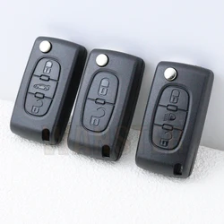 Replace Car Key Housing Remote Fob Case Shell for Peugeot 206 408 306 407 807 for Citroen C2 C4 C5 C6 C8 Berlingo Xsara Picasso