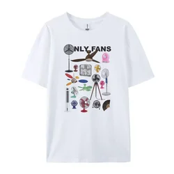 Women's Vintage Streetwear Graphic Tee - Funny & Aesthetic Short Sleeve - M (WHITE)