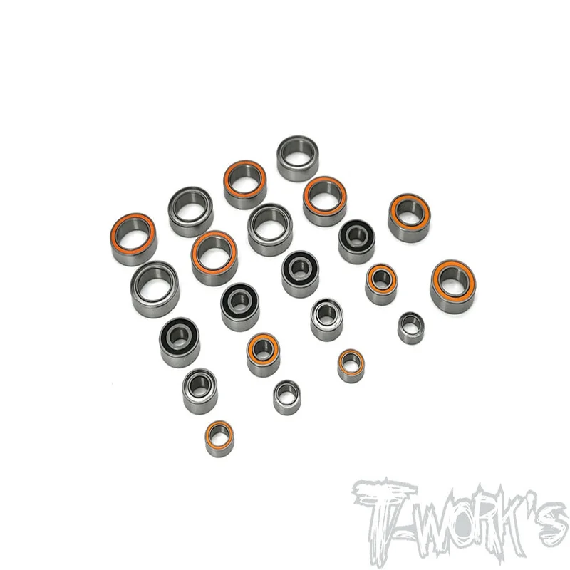 Originale T Works Bbs-Xb4 '21 Set Di Cuscinetti A Sfera Di Precisione (Per Xray Xb4'21 )22 Pezzi.